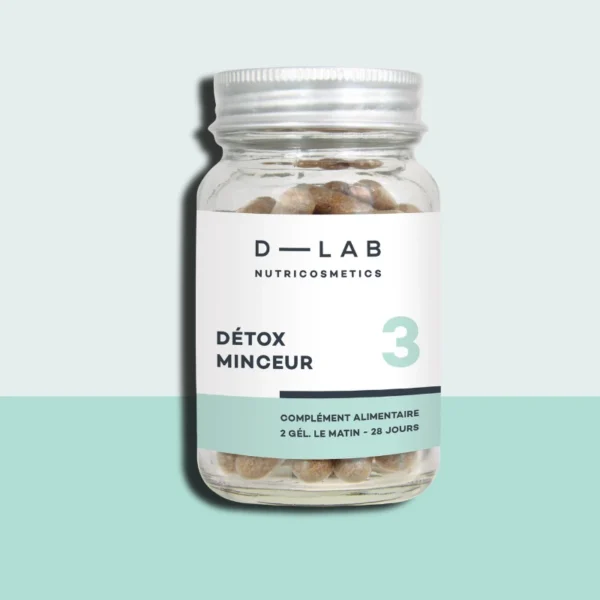 D-LAB Nutricosmetics – maisto papildas lieknėjimo detoksikacijai „Détox Minceur“