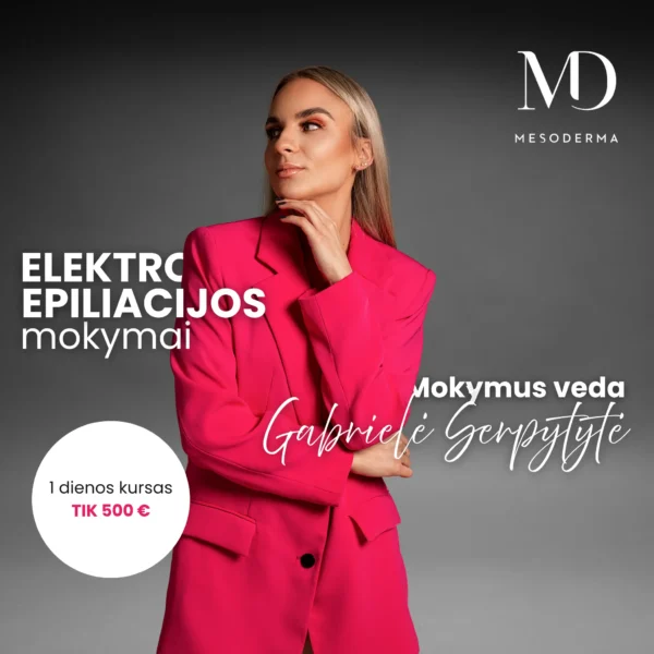Elektroepiliacijos mokymai