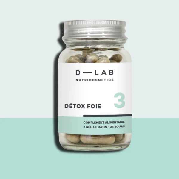 D-LAB Nutricosmetics – maisto papildas kepenų detoksikacijai „Detox Foie“