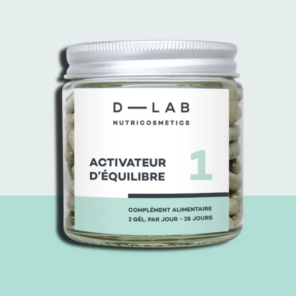 D-LAB Nutricosmetics – maisto papildas hormonų ir nervų balansavimui „Activateur d'Equilibre“