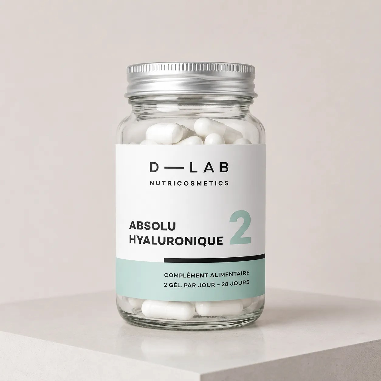 D-LAB Nutricosmetics – maisto papildas odos drėkinimui „Absolu Hyaluronique“