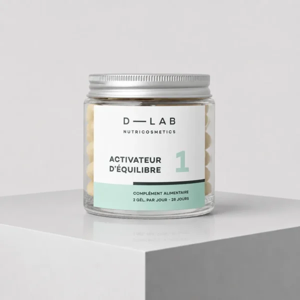 D-LAB Nutricosmetics – maisto papildas hormonų ir nervų balansavimui „Activateur d'Equilibre“