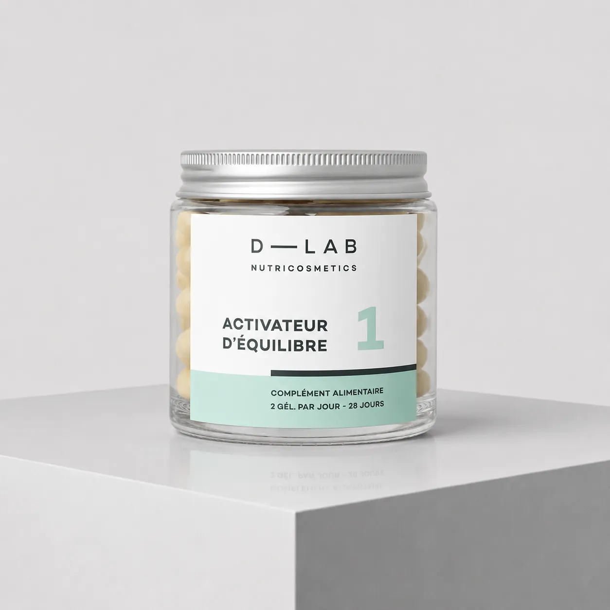 D-LAB Nutricosmetics – maisto papildas hormonų ir nervų balansavimui „Activateur d'Equilibre“