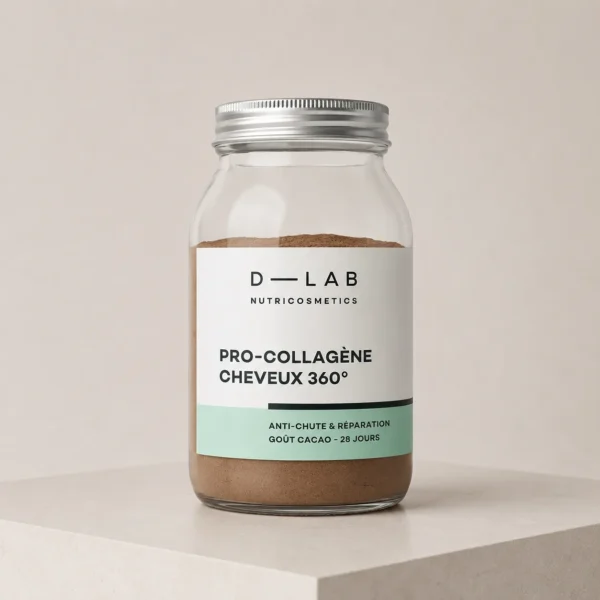 D-LAB Nutricosmetics – maisto papildas plaukų augimui „Pro-Collagène Cheveux 360°“