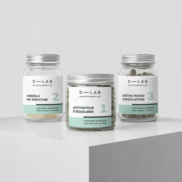 D-LAB Nutricosmetics – maisto papildas plaukų slinkimui stabdyti „Masse-Capillaire“