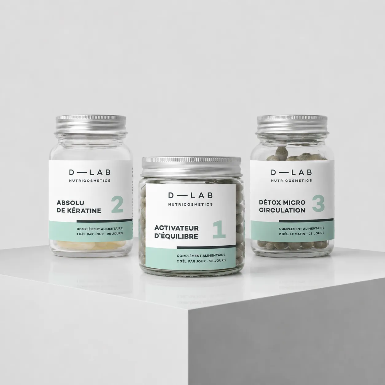 D-LAB Nutricosmetics – maisto papildas plaukų slinkimui stabdyti „Masse-Capillaire“