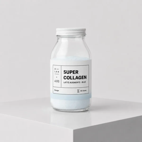 D-LAB Nutricosmetics – kolageno maisto papildas Super Collagen Blue Latte