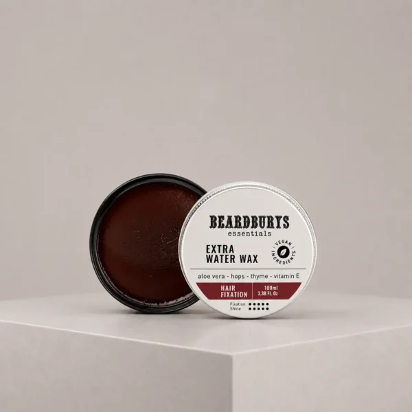 Beardburys Essentials Extra Water Wax stiprios fikscijos vaškas