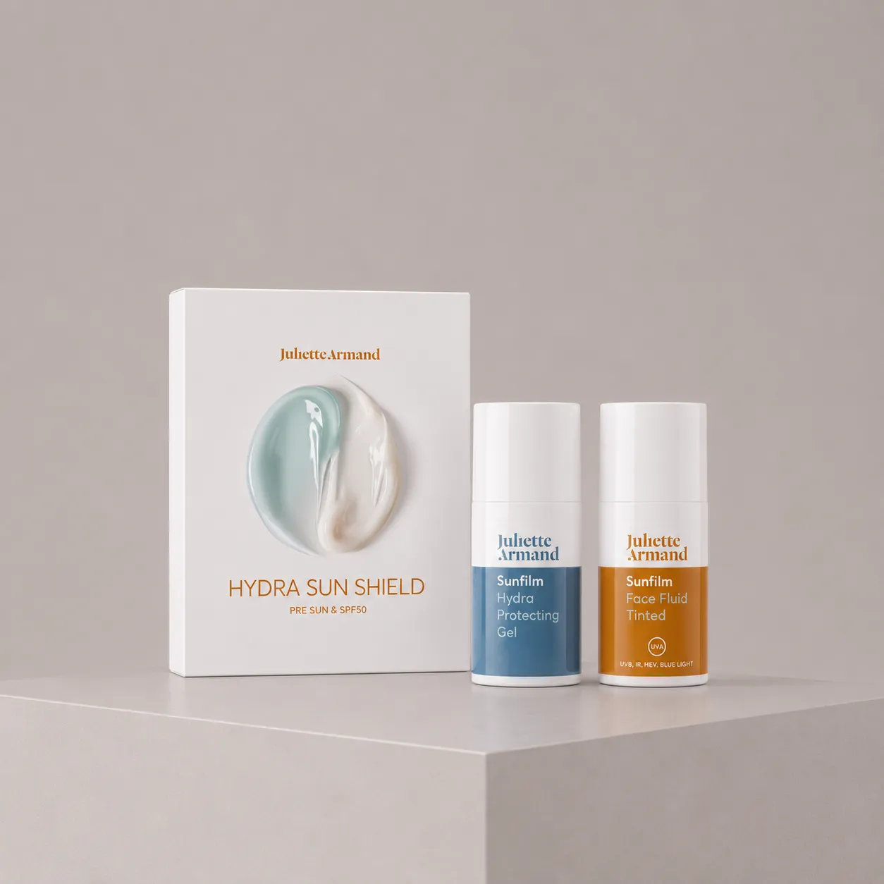 Juliette Armand Sunfilm Hydra Sun Shield: Pre Sun & SPF 50