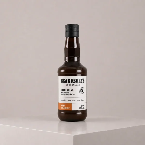 Beardburys Essentials Refreshing Shampoo drėkinamasis ir gaivinamasis šampūnas