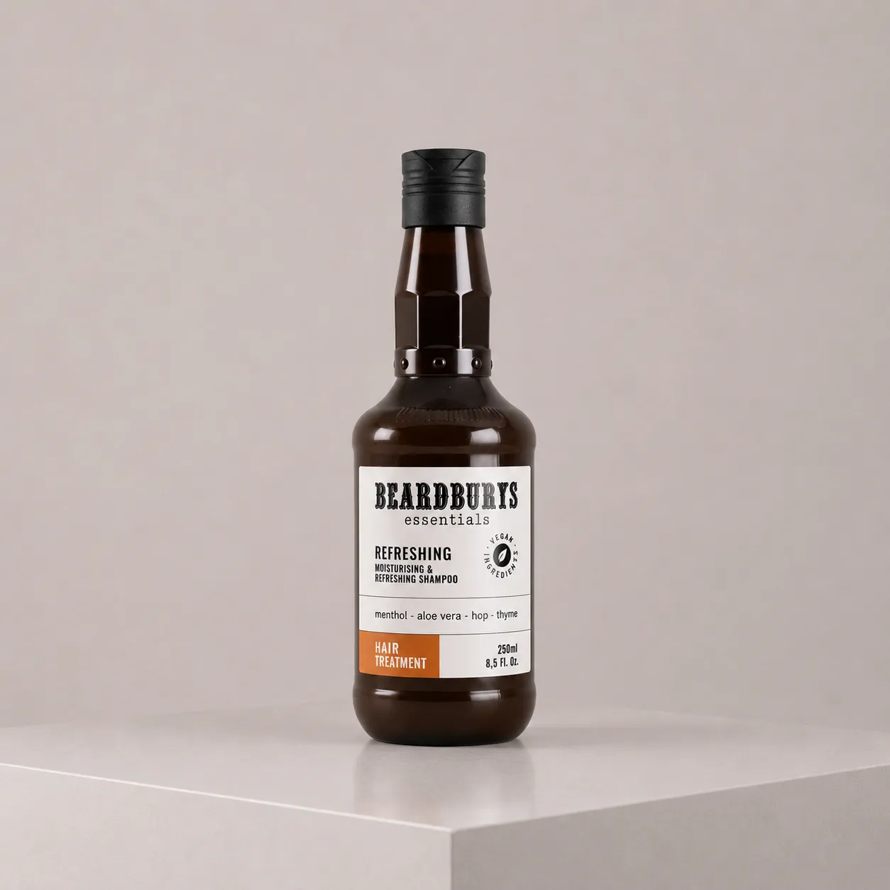 Beardburys Essentials Refreshing Shampoo drėkinamasis ir gaivinamasis šampūnas