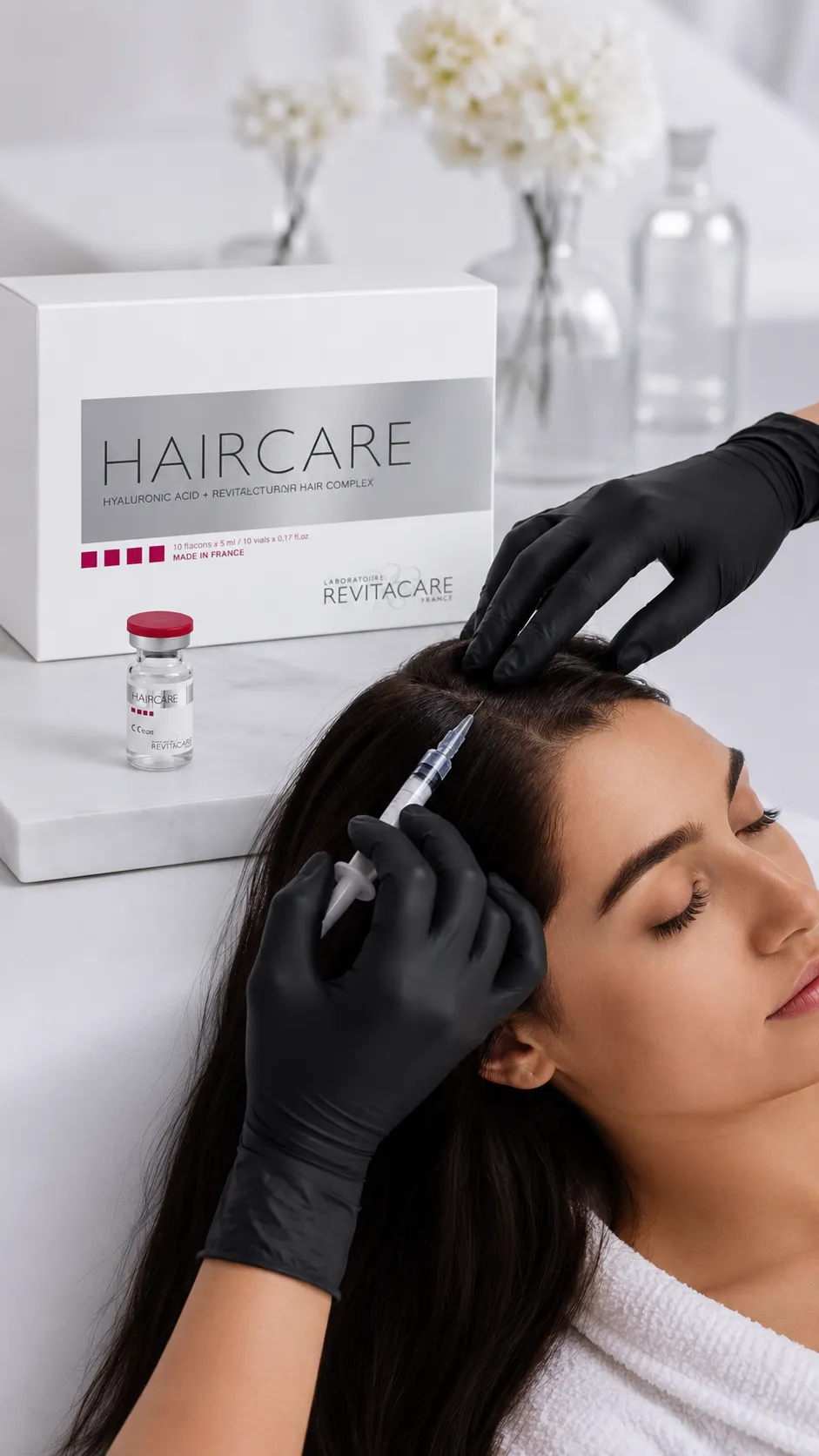 Plaukų biorevitalizacija su REVITACARE